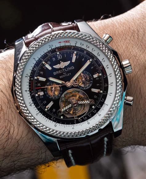 breitling bentley tourbillon white dial price|Breitling Bentley tourbillon watches.